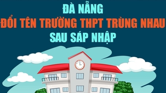 ទីក្រុង Da Nang ផ្លាស់ប្តូរឈ្មោះវិទ្យាល័យស្ទួន បន្ទាប់ពីការរួមបញ្ចូលគ្នា