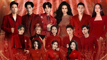 Anh Tú, Võ Hạ Trâm hát cùng các 'ngôi sao' sắc phục công an