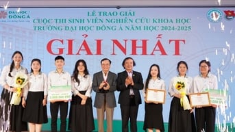 Trường Đại học Đông Á trao giải cuộc thi sinh viên nghiên cứu khoa học