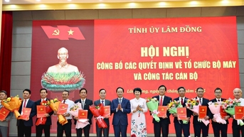 Đồng chí Lê Huy Toàn được bổ nhiệm làm Tổng Biên tập Báo và Phát thanh, truyền hình Lâm Đồng