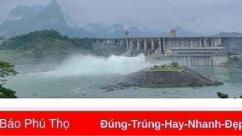 Đóng 2 cửa xả đáy hồ thủy điện Tuyên Quang