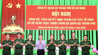 ពង្រឹងស្ថាប័នបក្សមូលដ្ឋានក្រោមគណៈកម្មាធិការបក្សយោធាទីក្រុងហូជីមិញ