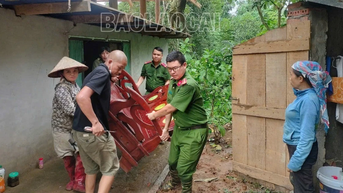 Xã Dương Quỳ khẩn trương khắc phục hậu quả mưa lũ