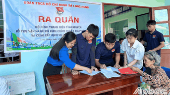 Đồng Tháp: Ra quân thanh niên tình nguyện hỗ trợ vận hành mô hình chính quyền địa phương 2 cấp