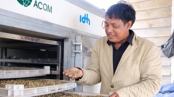 Người K’Ho làm cà phê từ núi đồi K’nớ