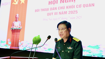 Binh đoàn 16 đối thoại dân chủ với cán bộ, chiến sĩ, nhân viên và người lao động