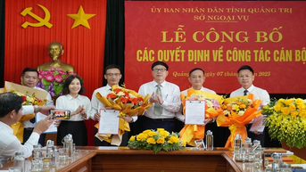 Sở Ngoại vụ công bố các quyết định nhân sự