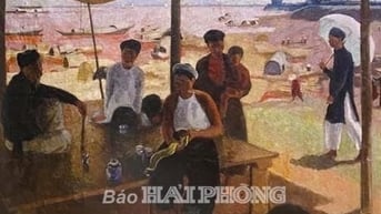Bức tranh về Cảng Hải Phòng tại Bảo tàng Mỹ thuật Marseille