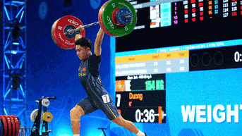 Cử tạ trẻ Việt Nam thắng áp đảo ở đấu trường châu Á