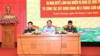 Đảng ủy Quân sự tỉnh ra Nghị quyết lãnh đạo nhiệm vụ quân sự, quốc phòng 6 tháng cuối năm