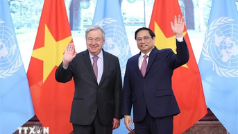 នាយករដ្ឋមន្ត្រីជួបជាមួយថ្នាក់ដឹកនាំប្រទេស និងអង្គការអន្តរជាតិក្នុងឱកាសនៃសន្និសីទ BRICS