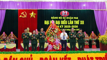 Đại hội đại biểu Đảng bộ Sư đoàn 968 lần thứ XII, nhiệm kỳ 2025-2030
