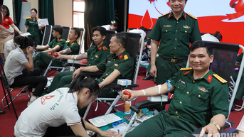 Đoàn 871 tổ chức Ngày hội hiến máu tình nguyện