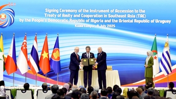 អាល់ហ្សេរី និងអ៊ុយរូហ្គាយ ចូលរួមជាផ្លូវការ សន្ធិសញ្ញាមិត្តភាព និងកិច្ចសហប្រតិបត្តិការនៅអាស៊ីអាគ្នេយ៍ (TAC)