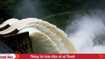 Xả lũ hồ chứa thủy điện Bá Thước 1 đến 15h ngày 5/8