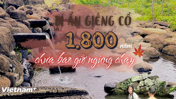 Thiết kế giếng cổ Gio An nghìn năm tuổi của người Chăm có gì độc đáo?