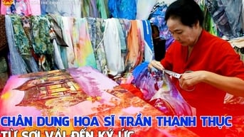 Chân dung họa sĩ Trần Thanh Thục: Từ sợi vải đến ký ức