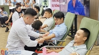 KCN Sông Khoai: Tiếp nhận 285 đơn vị máu hưởng ứng Chiến dịch “Những giọt máu hồng" hè 2025