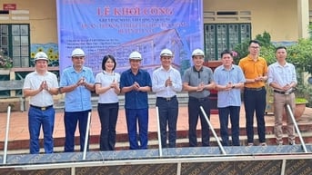 Khởi công xây dựng nhà ở bán trú cho học sinh vùng cao xã Dền Sáng tỉnh Lào Cai