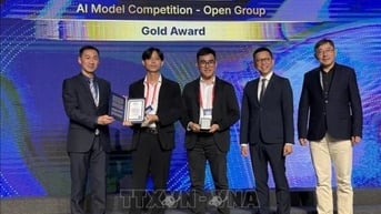 3 kỹ sư Việt Nam giành giải nhất cuộc thi AI tại Trung Quốc