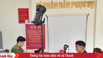 Công an xã Mường Lát hướng dẫn giải quyết thủ tục hành chính trong triển khai chính quyền địa phương 2 cấp