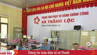 Xã Thắng Lộc: Lấy người dân làm trung tâm phục vụ