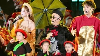 Tuấn Cry đu dây trên không diễn 'Bắc Bling' ấn tượng với NSƯT Xuân Hinh, Hòa Minzy