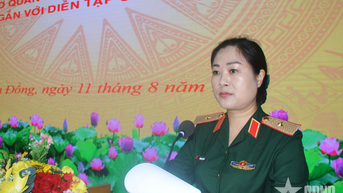Cục Quân huấn - Nhà trường tập huấn diễn tập cho khung cán bộ nhà trường toàn quân