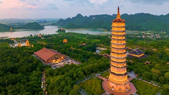 Chùa Bái Đính tại Ninh Bình được vinh danh là điểm đến nổi bật