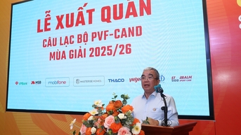 Tân binh V-League xuất quân trước mùa giải lịch sử