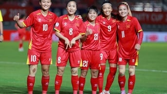 Tuyển nữ Việt Nam đánh bại Thái Lan, vào bán kết với ngôi nhất bảng