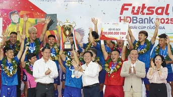 Thái Sơn Bắc vô địch Cúp Quốc gia futsal lần thứ 2 liên tiếp