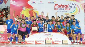 Thái Sơn Bắc bảo vệ thành công chức vô địch Futsal Cúp Quốc gia 2025