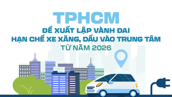 TPHCM đề xuất lập vành đai hạn chế xe xăng, dầu vào trung tâm từ năm 2026