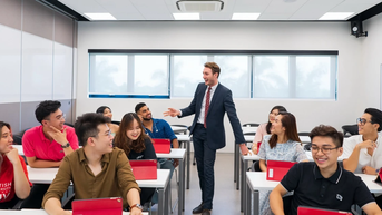 រដ្ឋាភិបាលគ្រប់គ្រងការបង្រៀន និងរៀនភាសាបរទេសនៅក្នុងស្ថាប័នអប់រំ។