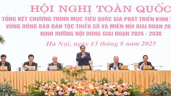[Ảnh] Hội nghị tổng kết Chương trình mục tiêu quốc gia phát triển kinh tế-xã hội vùng đồng bào dân tộc thiểu số