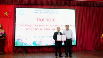 Ông Nguyễn Ngọc Văn Khoa được phân công phụ trách Bệnh viện Đa khoa Quảng Nam