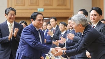 Thủ tướng Phạm Minh Chính chủ trì toạ đàm với các doanh nghiệp Nhật Bản