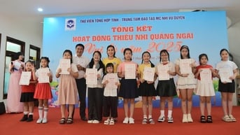 Sôi nổi hoạt động hè ở Thư viện Tổng hợp Quảng Ngãi