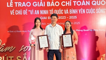 Thái Nguyên có 2 tác phẩm đoạt Giải báo chí toàn quốc 'Vì an ninh Tổ quốc và bình yên cuộc sống'