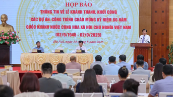 សម្ពោធ និង​ចាប់​ផ្តើម​គម្រោង​ចំនួន ២៥០ ដែល​មាន​ទុន​វិនិយោគ​សរុប​ប្រមាណ ១.២៨០.០០០ ពាន់​លាន​ដុង