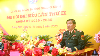 Đại hội đại biểu Đảng bộ Quân sự tỉnh Quảng Ninh lần thứ IX, nhiệm kỳ 2025 - 2030
