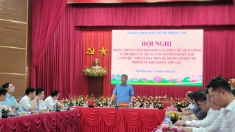 Hà Nội tháo gỡ khó khăn, vướng mắc tồn tại ở xã Hát Môn