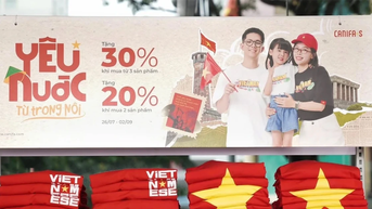 Nhiều cửa hàng khuyến mại sâu dịp Quốc khánh