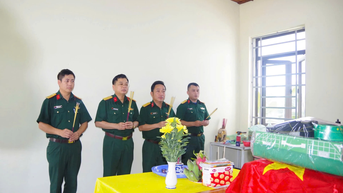 Quy tập thêm 1 hài cốt liệt sĩ tại xã Khe Sanh