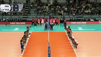 U.21 Thái Lan thắng chóng vánh chủ nhà U.21 Indonesia tại giải bóng chuyền thế giới
