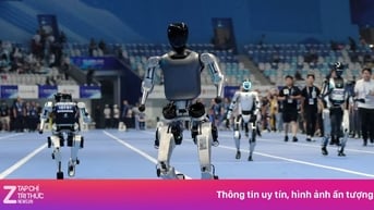 Robot chạy đua với nhau ở Thế vận hội đầu tiên tại Trung Quốc