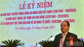 Xây dựng Công an Cao Bằng gần dân, trọng dân, gắn bó với nhân dân