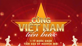 Hơn 35.000 người dân Lâm Đồng tham gia "Cùng Việt Nam tiến bước"