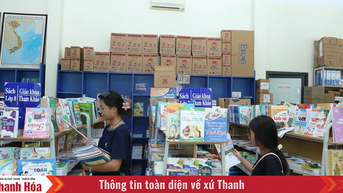 Nhộn nhịp thị trường sách giáo khoa và đồ dùng học tập cho năm học mới